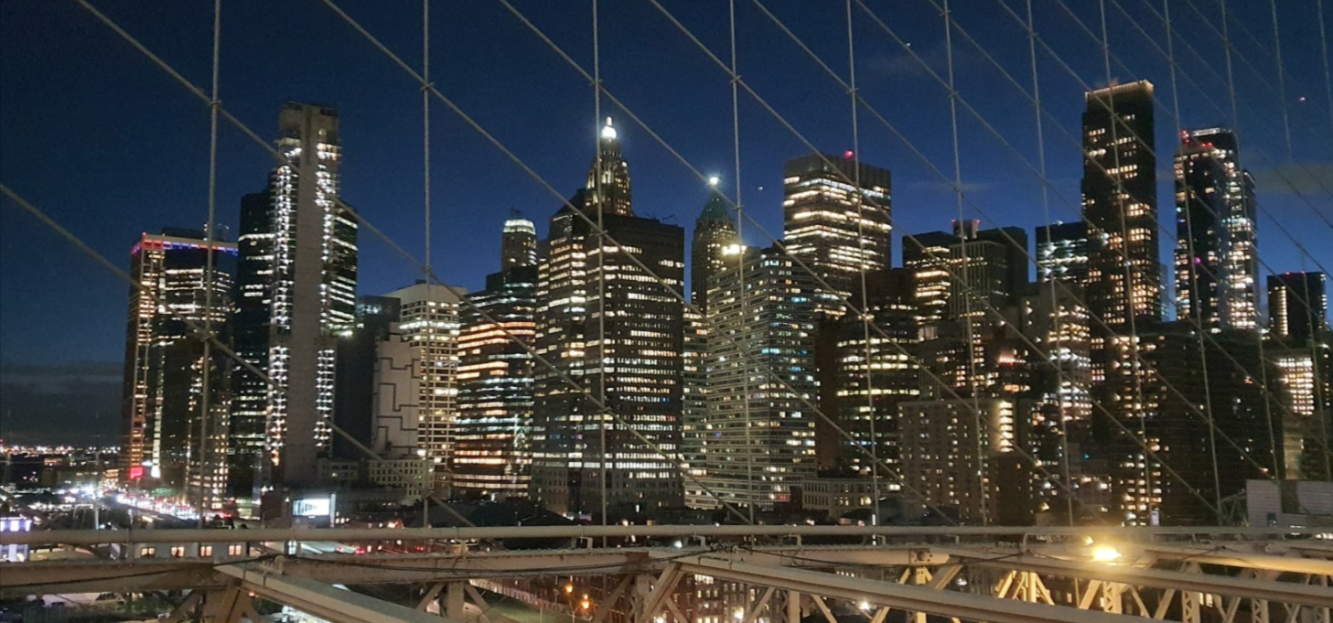 Vista de Nueva York desde el Puente de Manhattan