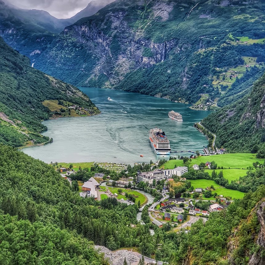 Fiordo de Geiranger en el MSC euribia