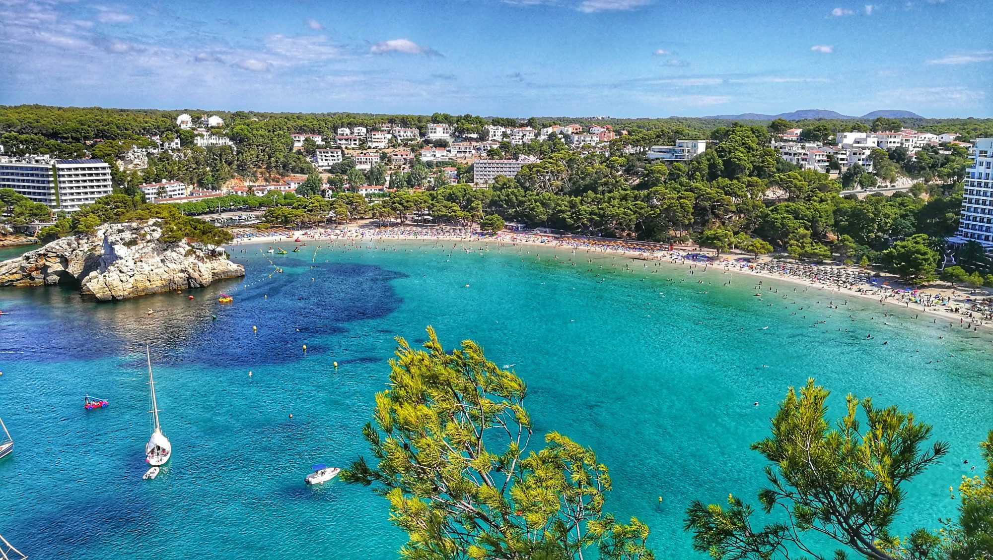 Cala Galdana Cala Galdana familias numerosas en menorca