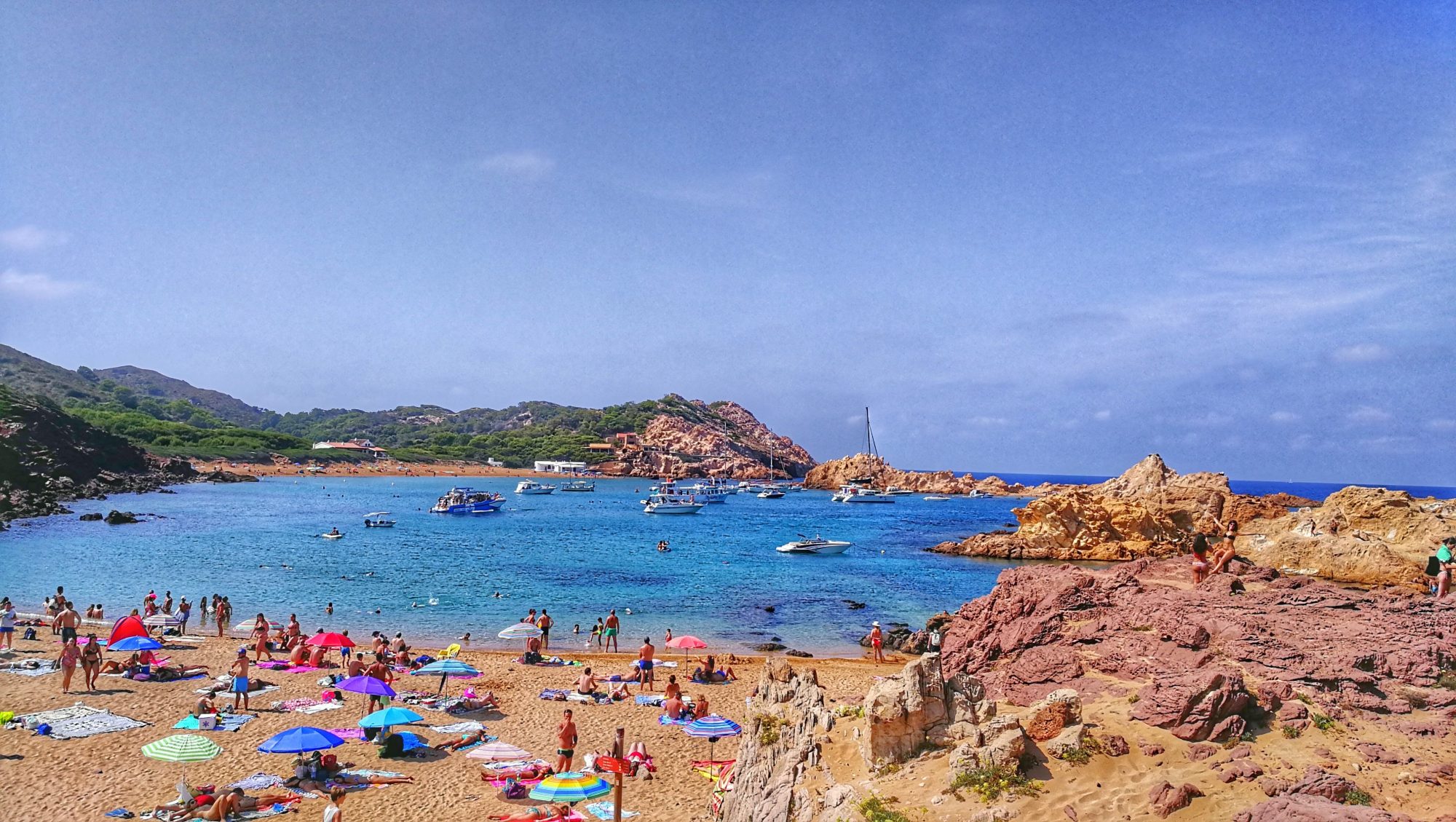 Cala Pregonda Cala Pregonda familias numerosas en menorca